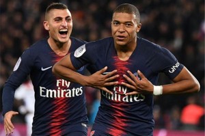  巴黎圣日耳曼豪取五连胜，强势登顶法甲  